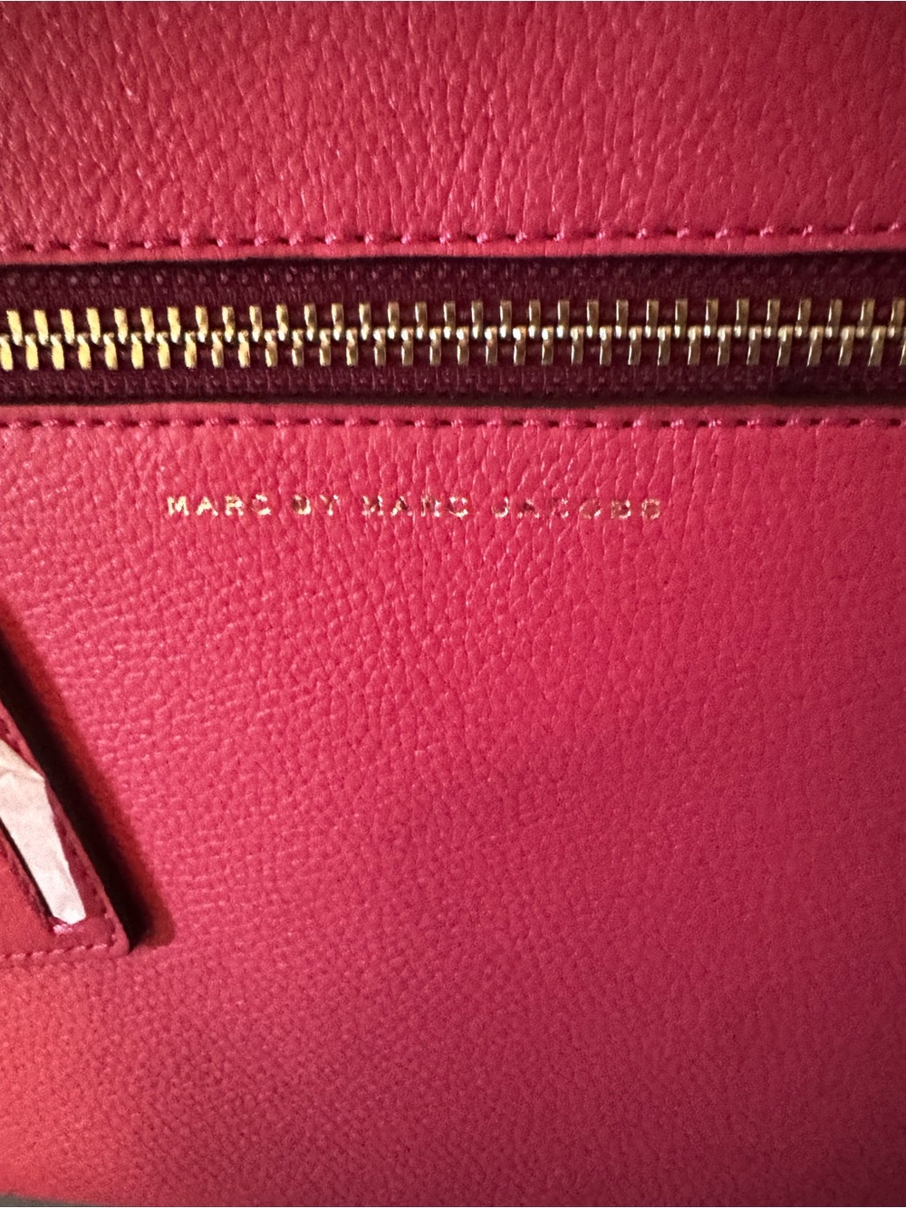 MARC BY MARC JACOBS Globetrotter Kit Calley Leather Begonia Crossbody Bag  NWT - Picture 3 of 12